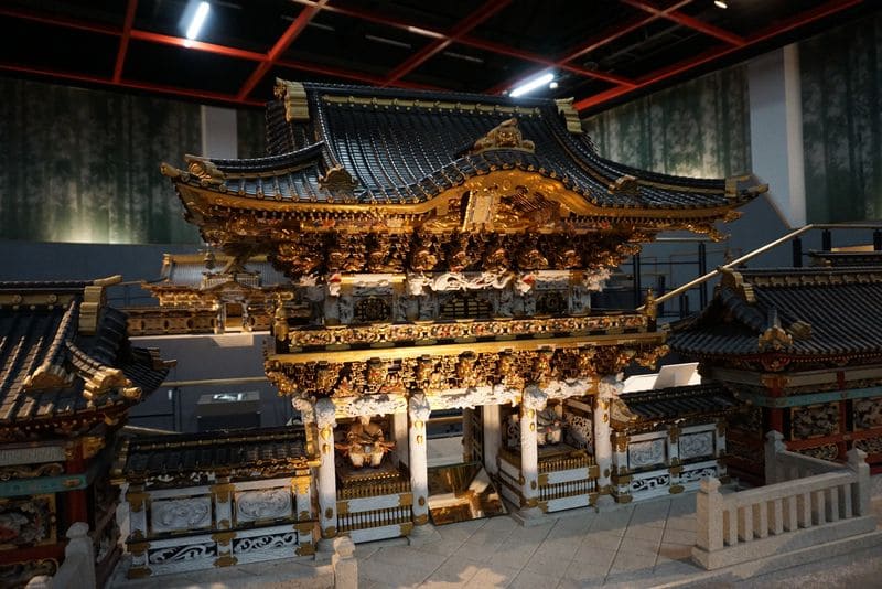 櫻山八幡宮に展示されている日光東照宮