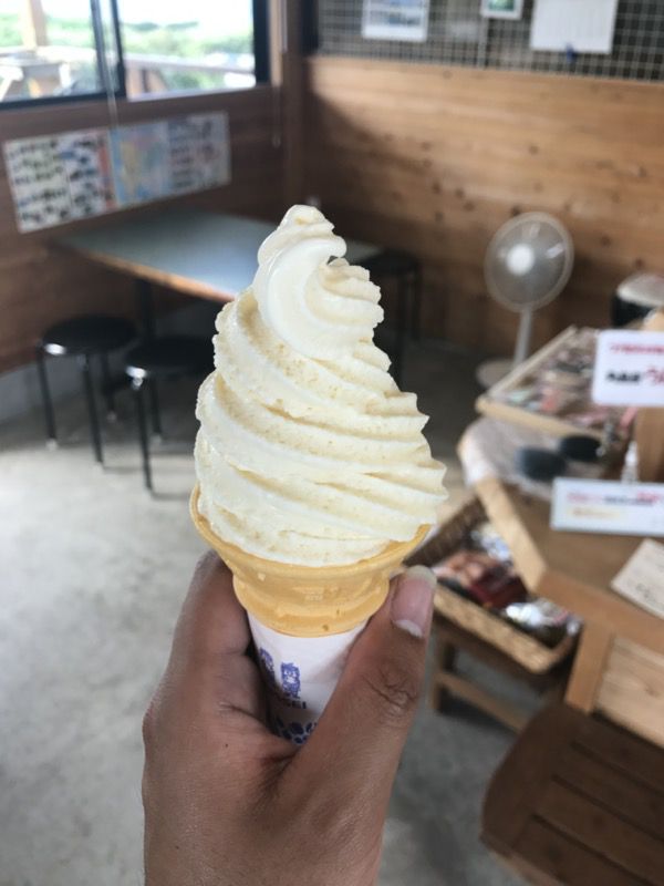 角島のソフトクリーム